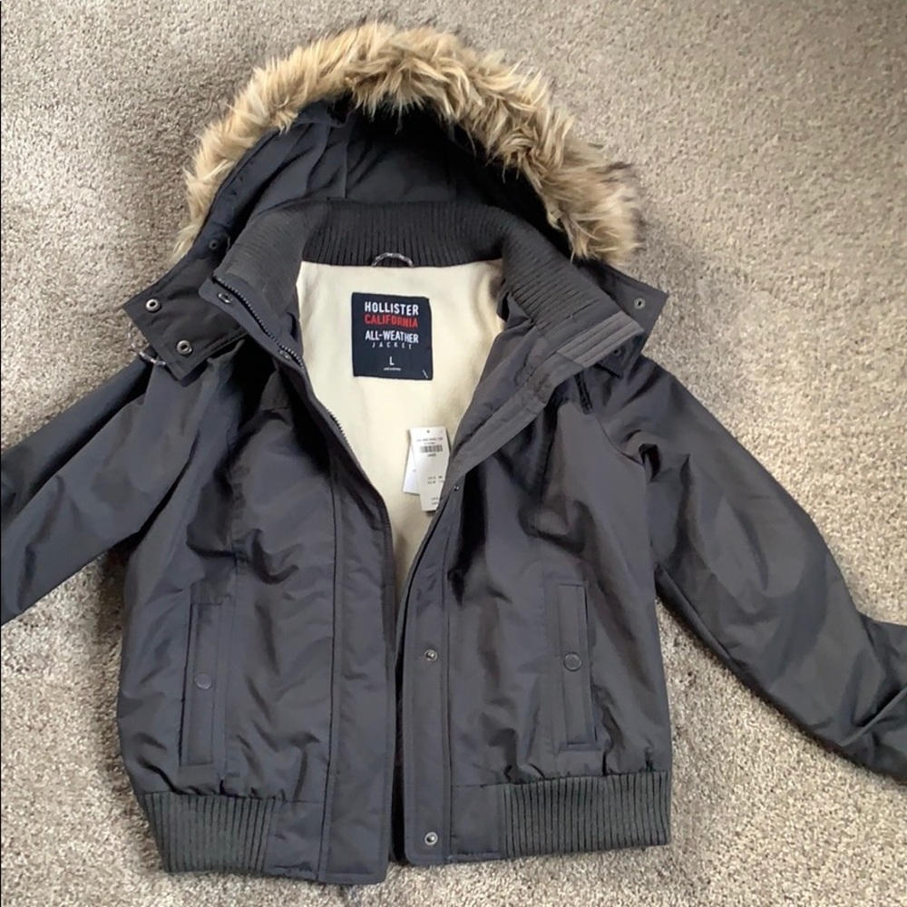 Hollister all-weather coat